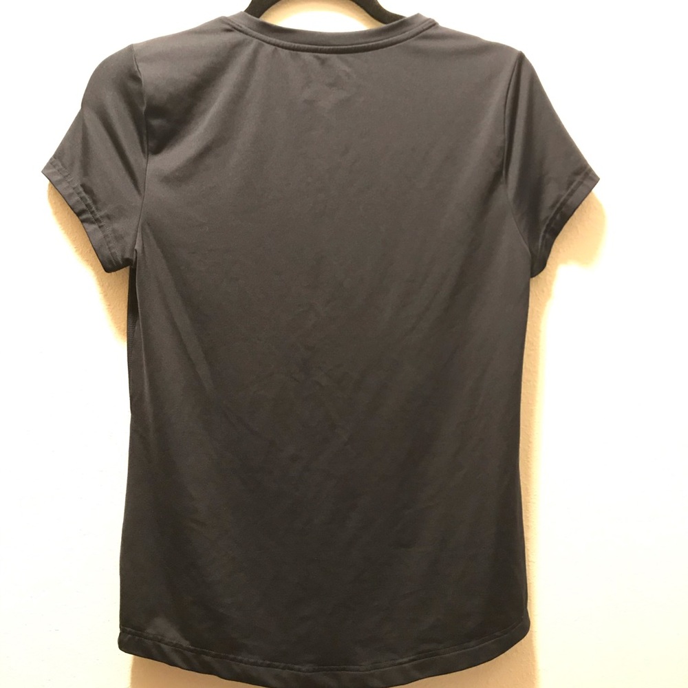 Fila Sport Navy Blue V-Neck Workout Shirt - Picture 2 of 3